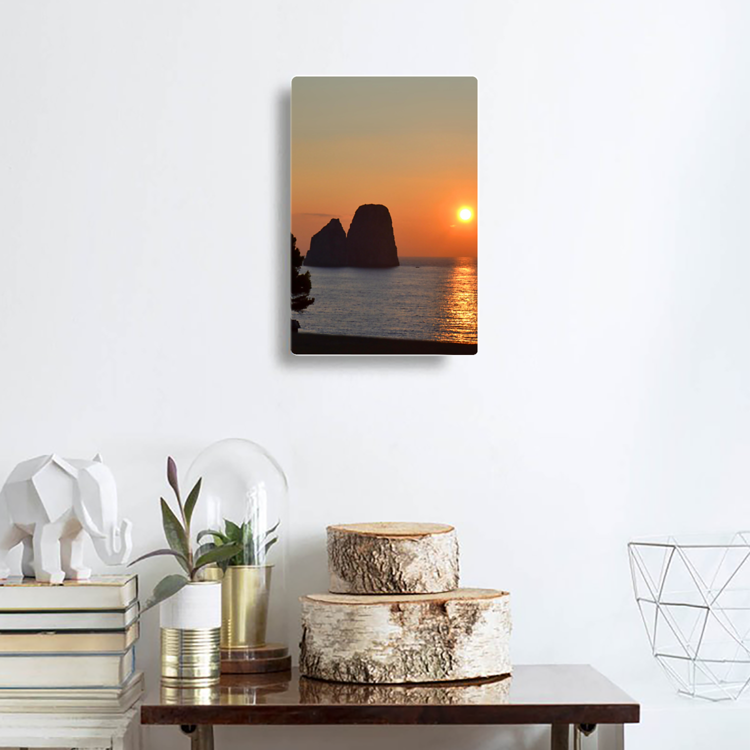 Poster Metal 20x30 Capri Faraglioni incantati Metallo