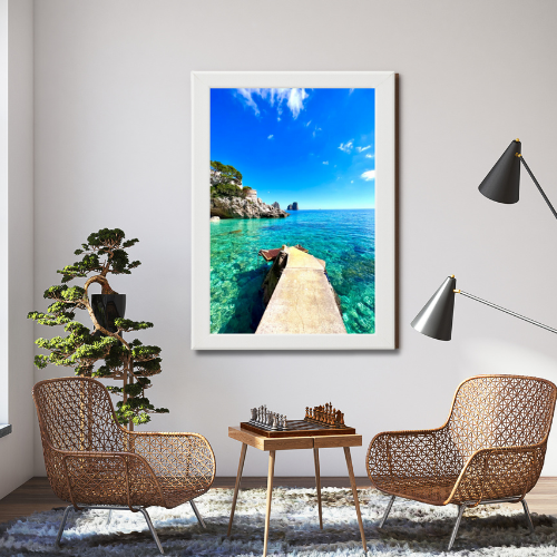 Poster con Cornice 40x60 Capri Paradiso