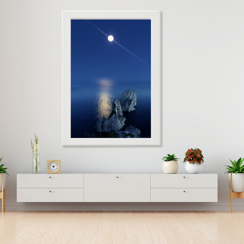 Poster con Cornice 40x60 Luna Caprese