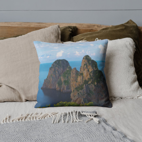 Cushion All Over Print Capri Blue Incanto Cushion