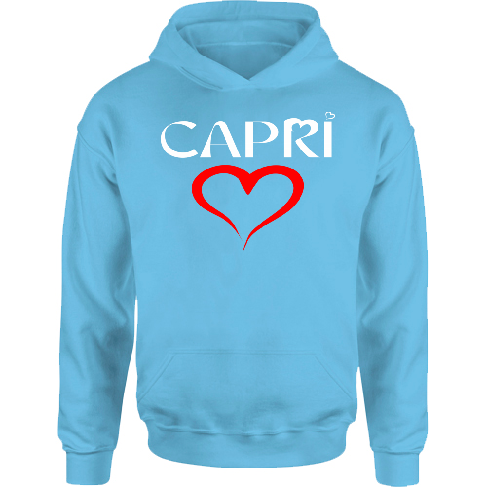 Children's Hoodie HEART CAPRI RED