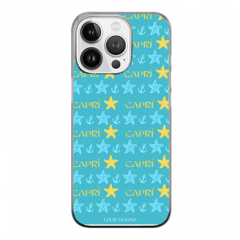 Cover Gomma iPhone 14 Pro HAPPY SEA CAPRI
