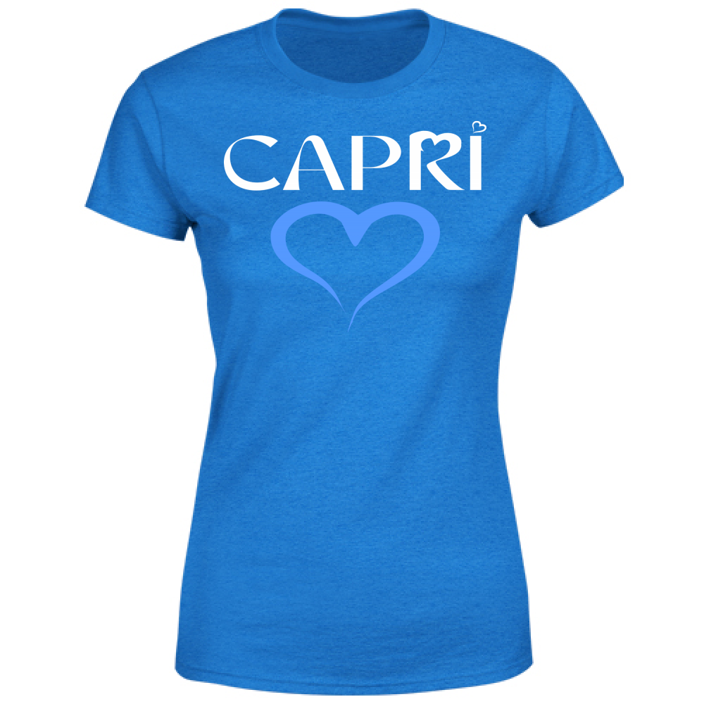 Women's T-Shirt CAPRI BLUE HEART