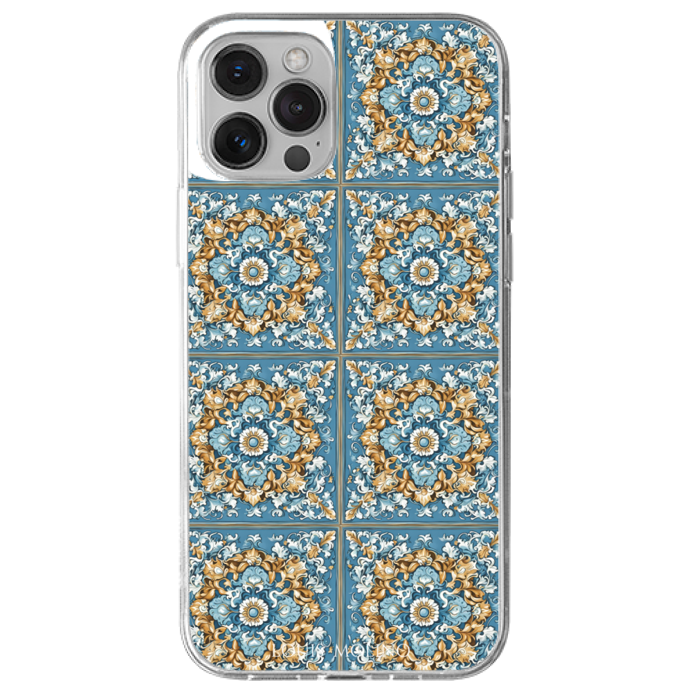 Cover Gomma iPhone 12 MAIOLICA SEA BEAUTY CAPRI
