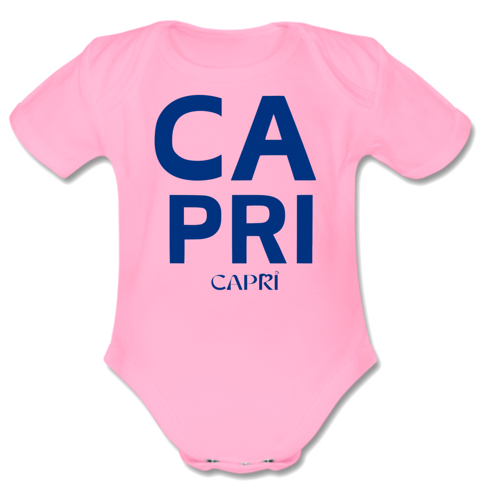 Body Bambino CAPRI DESIGN SCRITTA BLUE