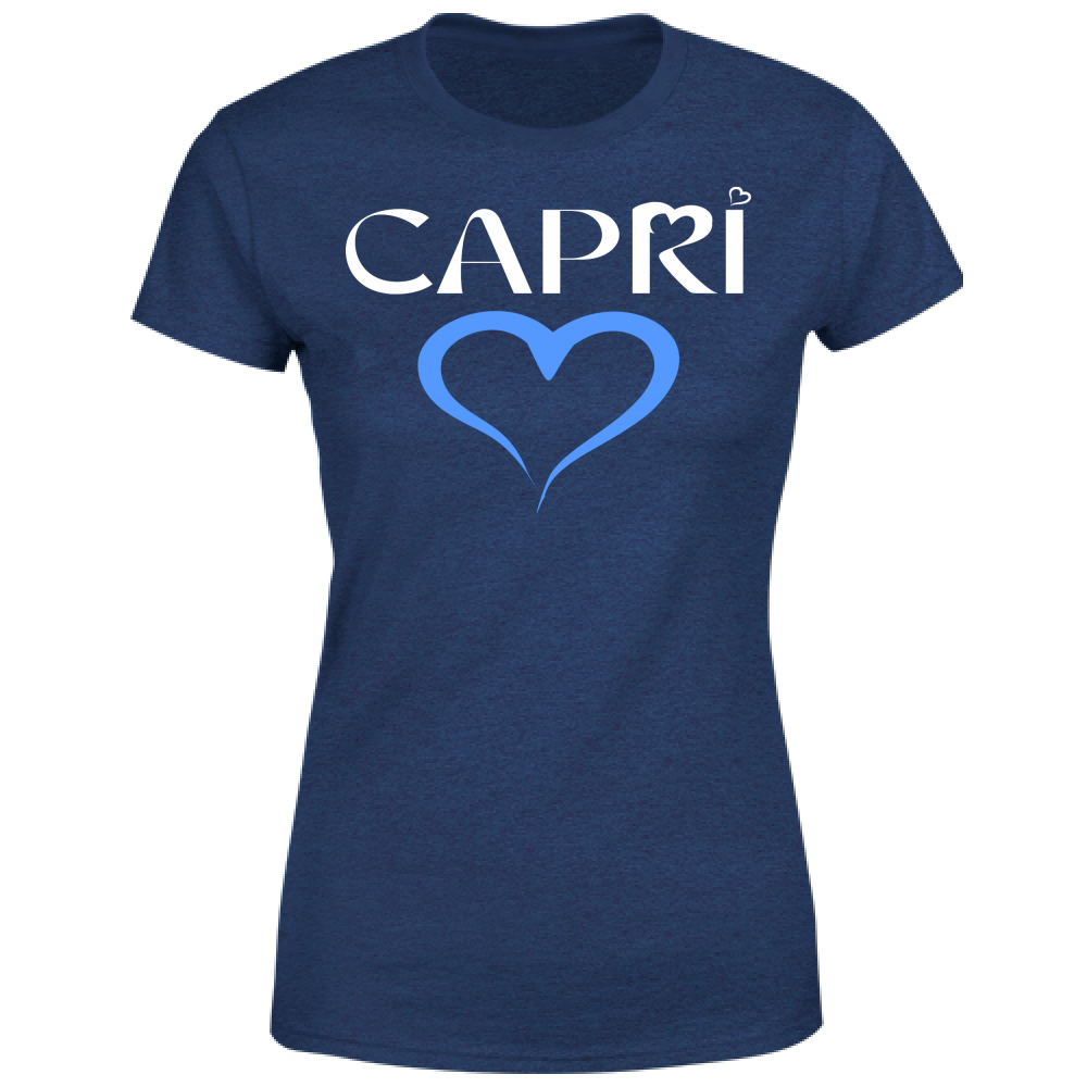 Women's T-Shirt CAPRI BLUE HEART