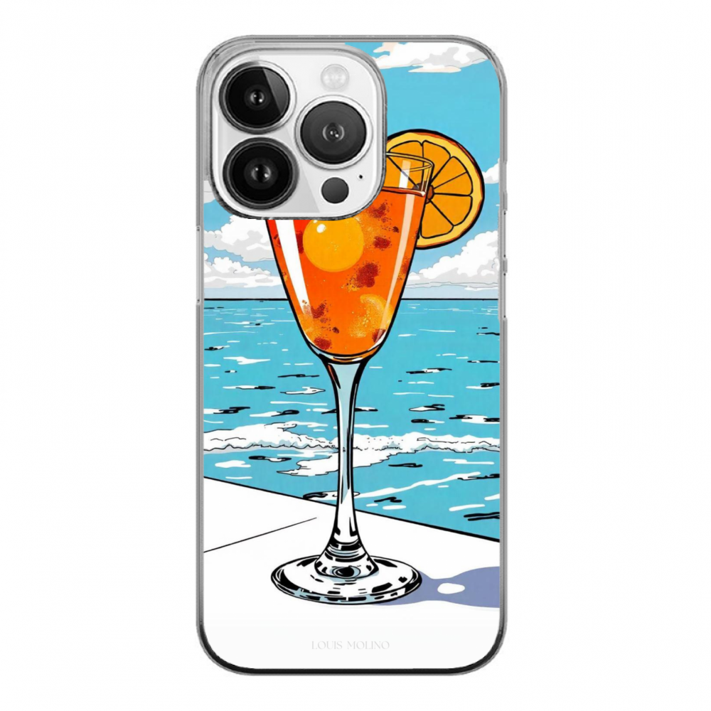 Rubber iPhone 15 Spritz Seaside Cover