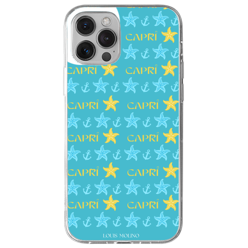 Cover Gomma iPhone 12 HAPPY SEA CAPRI
