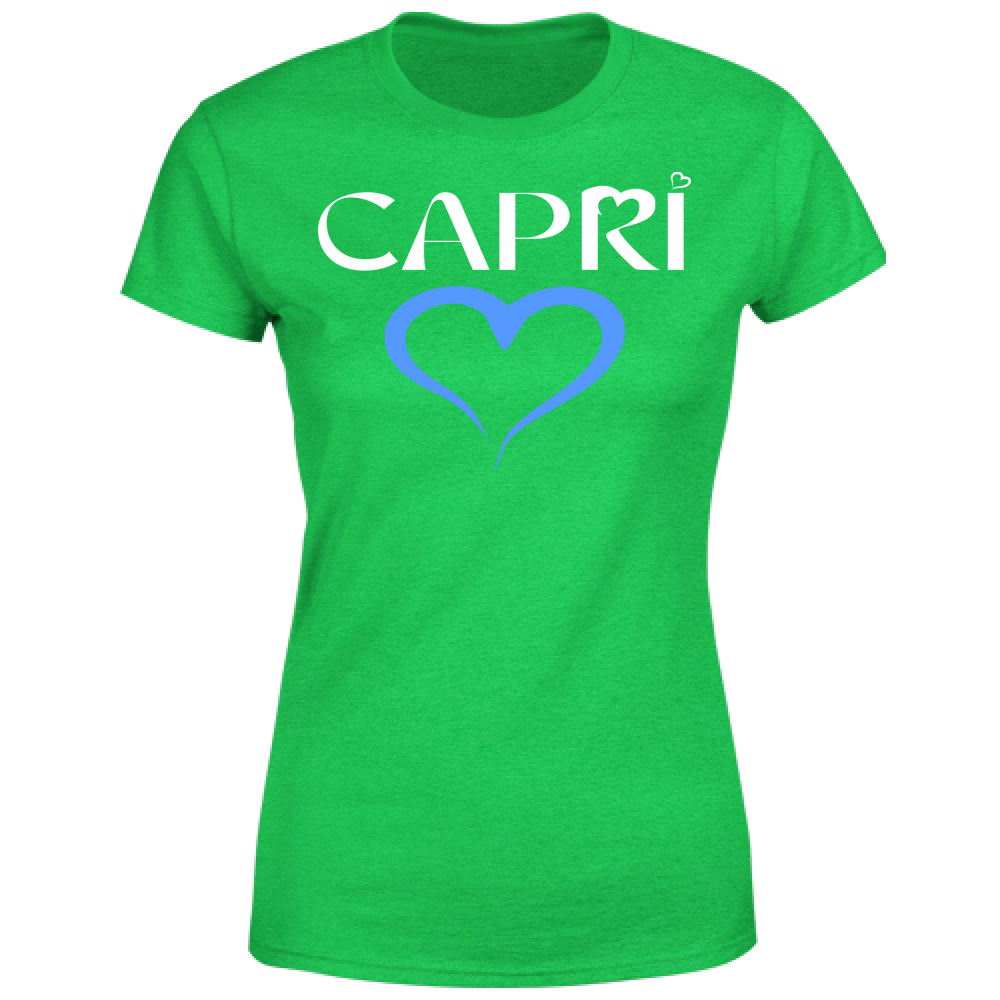 Women's T-Shirt CAPRI BLUE HEART