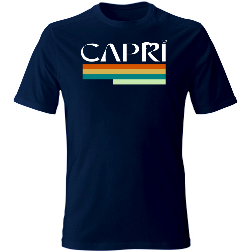 Unisex T-Shirt Large CAPRI TECHNICAL COLOR WHITE WRITING