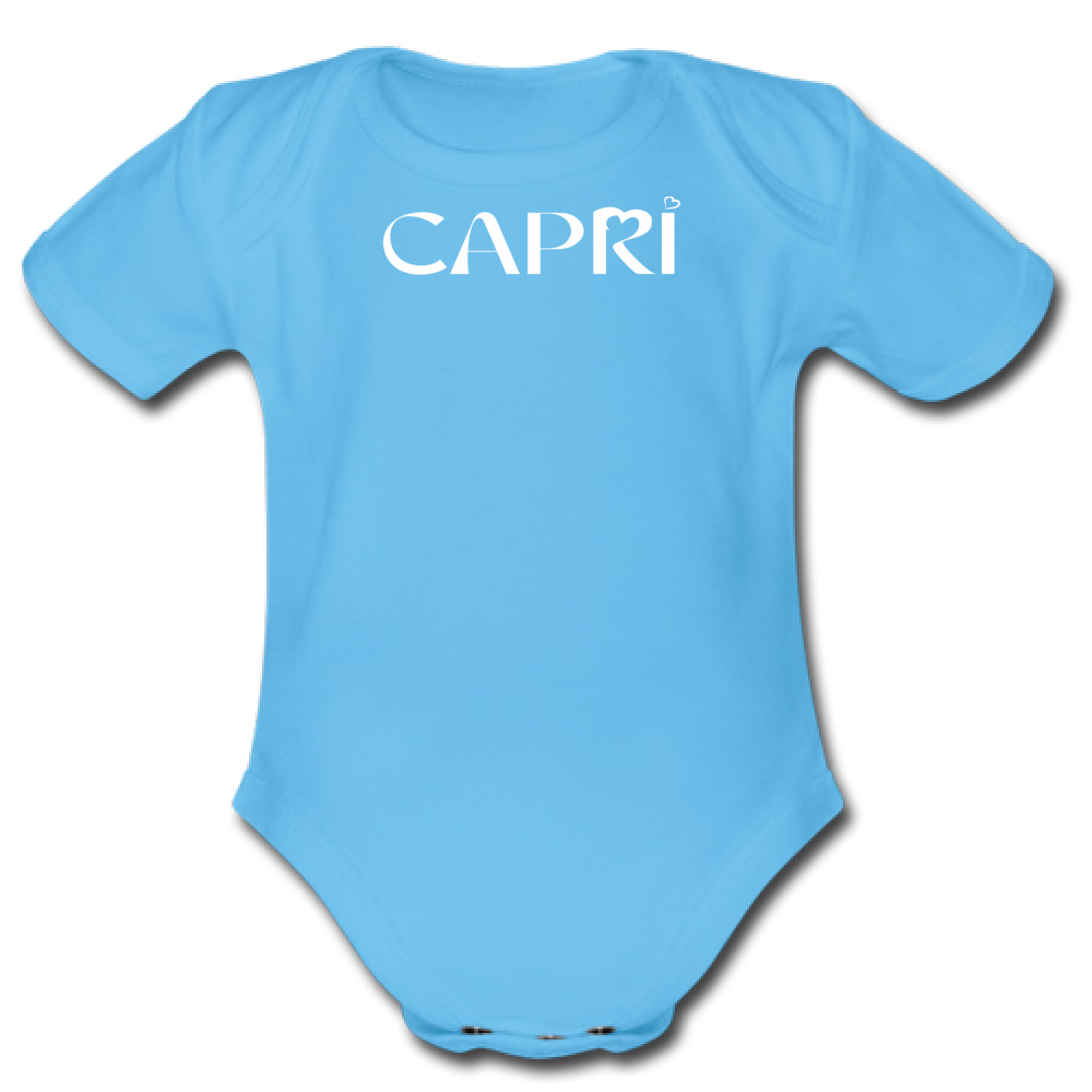 Body Bambino CAPRI MINIMAL SCRITTA BIANCA