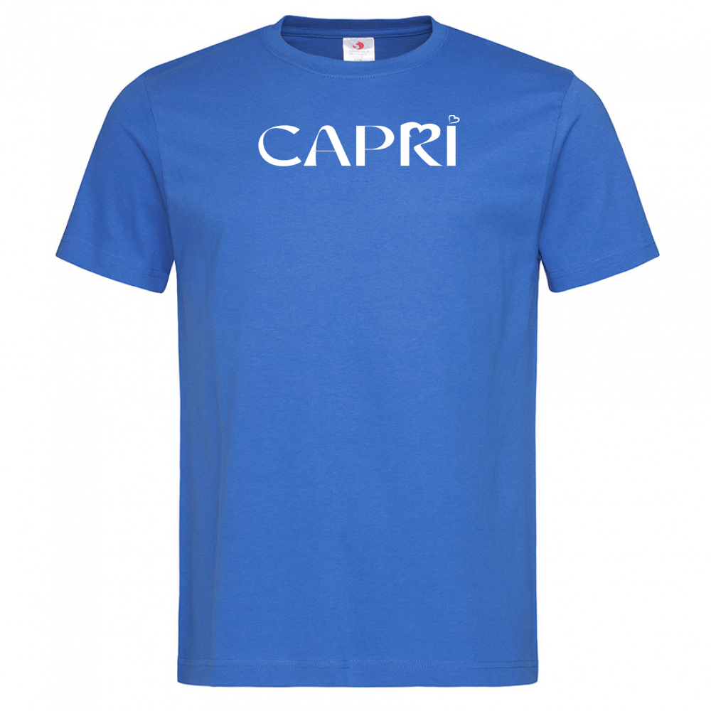 T-Shirt Men Premium CAPRI MINIMAL WHITE WRITING