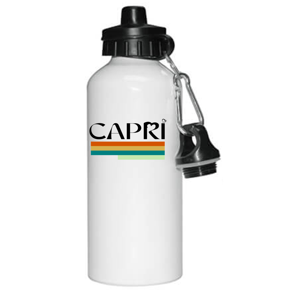 Borraccia CAPRI TECNICOLOR SCRITTA NERA