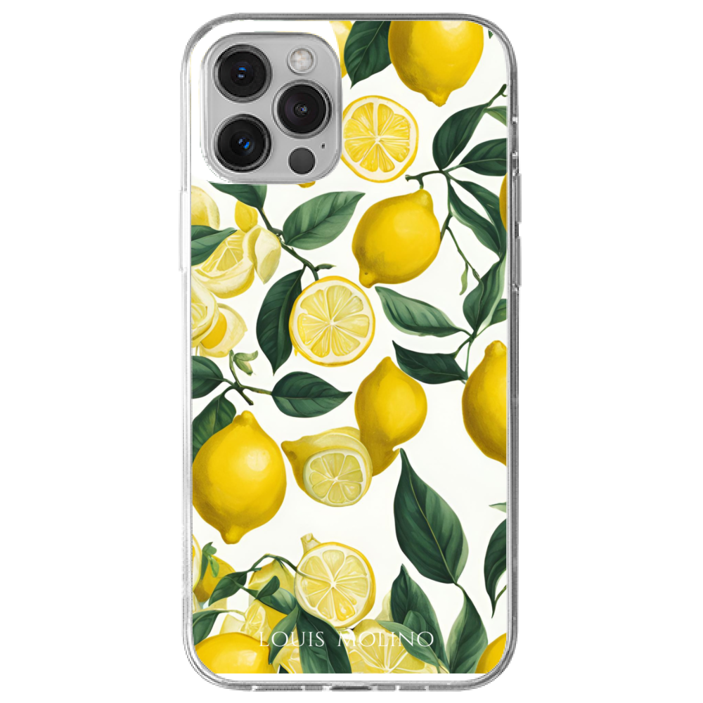 Cover Gomma iPhone 12 LEMON TREE CAPRI