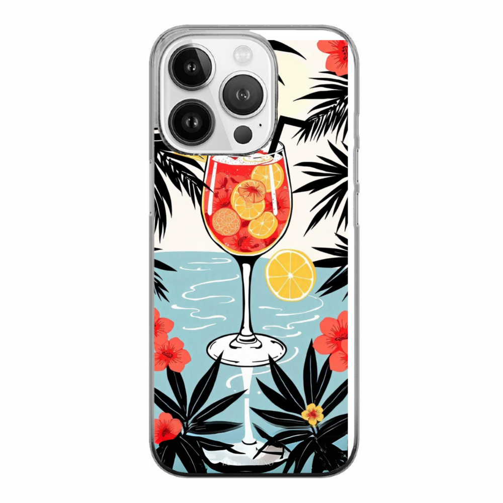 Cover Gomma iPhone 14 Pro Spritz Mare