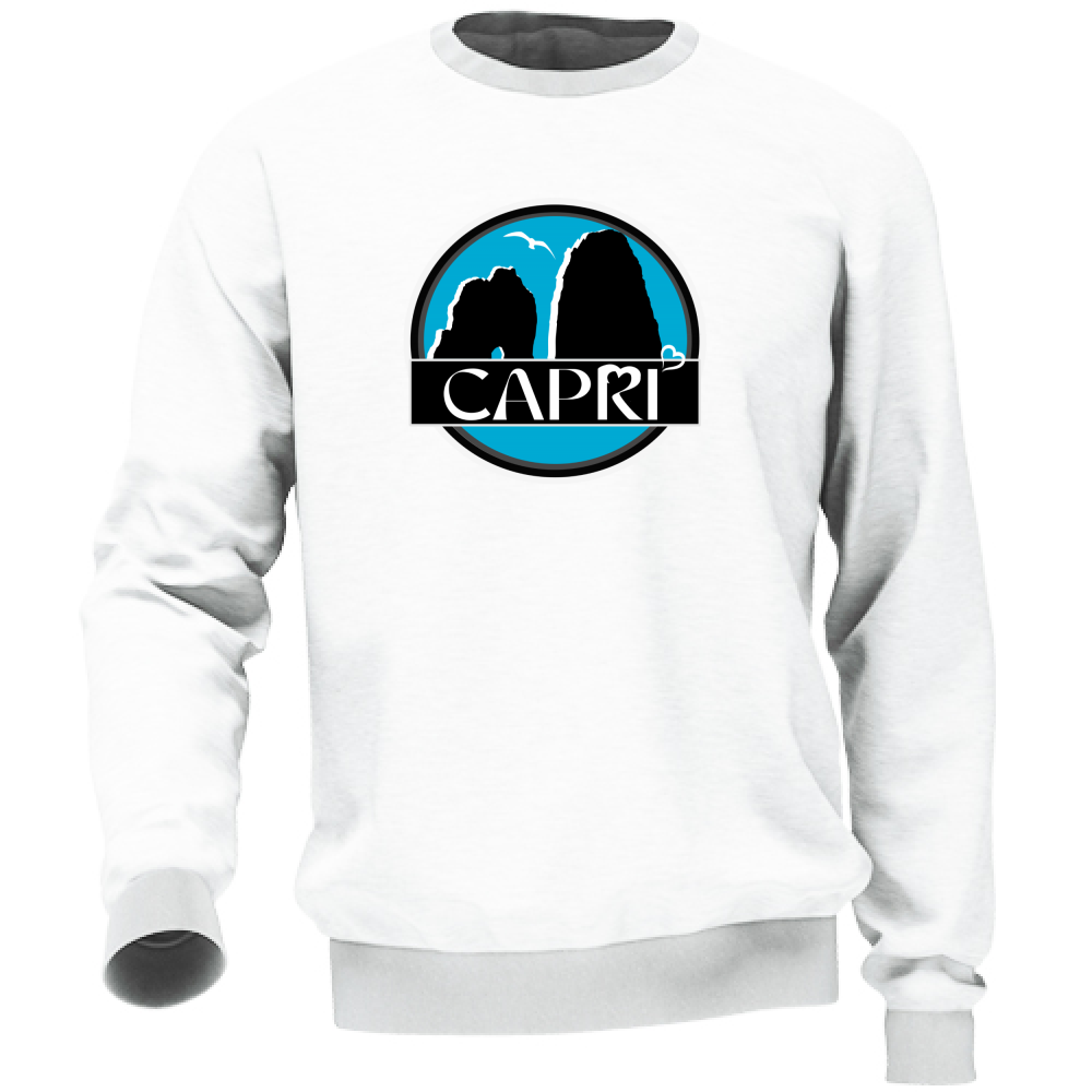 Unisex Sweatshirt CAPRI MAGIC CIRCLE WITH FARAGLIONI