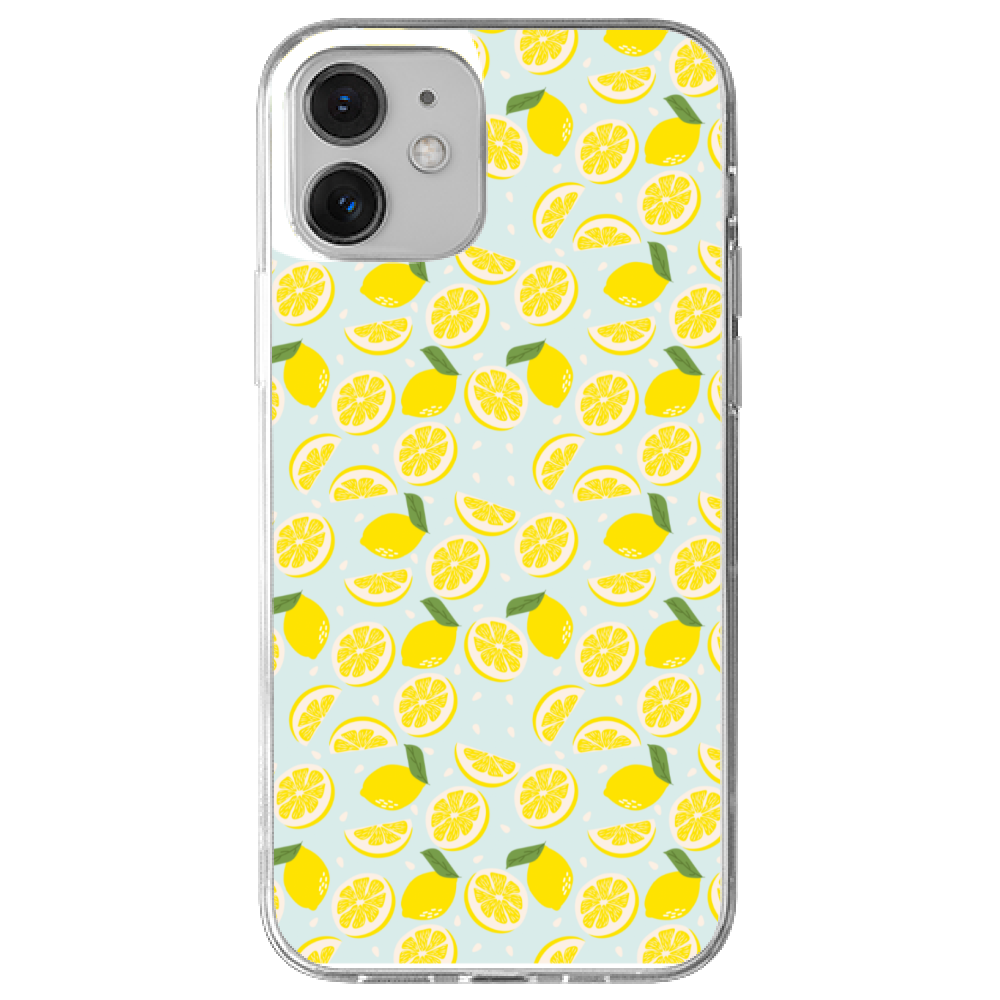 Rubber Cover iPhone 12 FRESH LEMON CAPRI