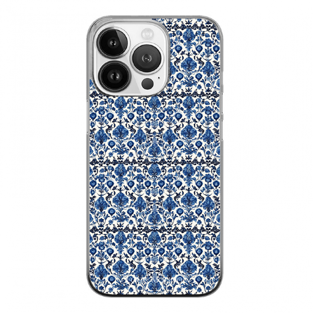 Rubber Cover iPhone 15 Pro BLUETTE MAIOLICA CAPRI
