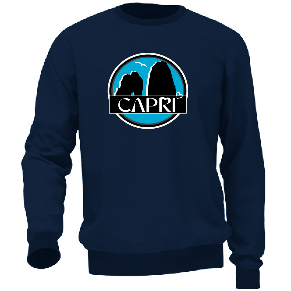 Unisex Sweatshirt CAPRI MAGIC CIRCLE WITH FARAGLIONI