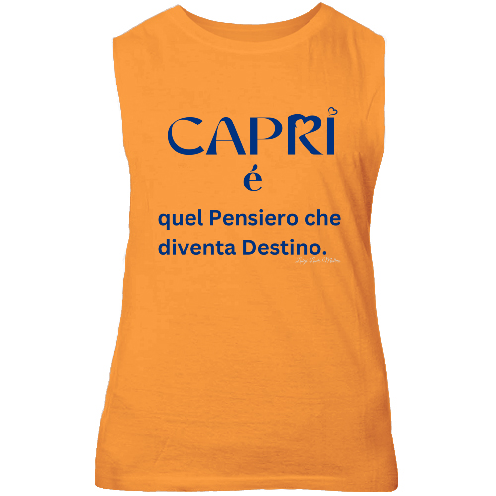 Canotta Unisex Capri é quel pensiero che diventa Destino