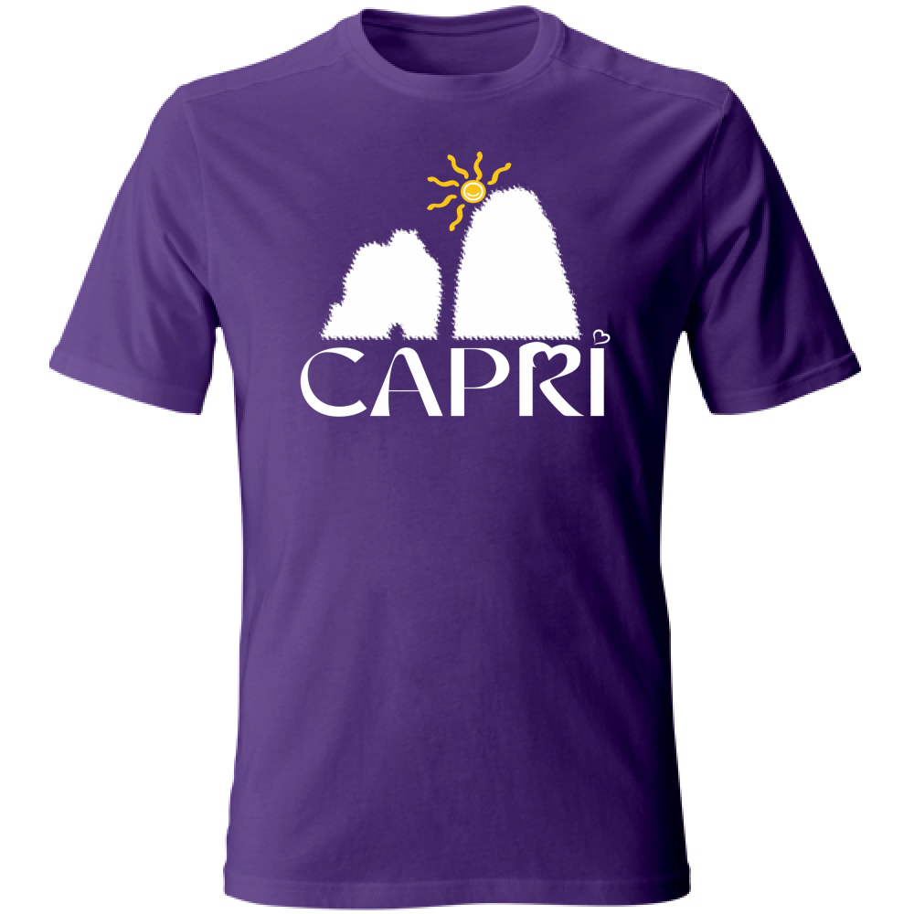 T-Shirt Kids CAPRI HAPPY FARAGLIONI WHITE