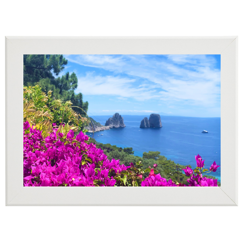 Poster con Cornice 60x40 Capri Sogno Mediterraeo Cornice larga