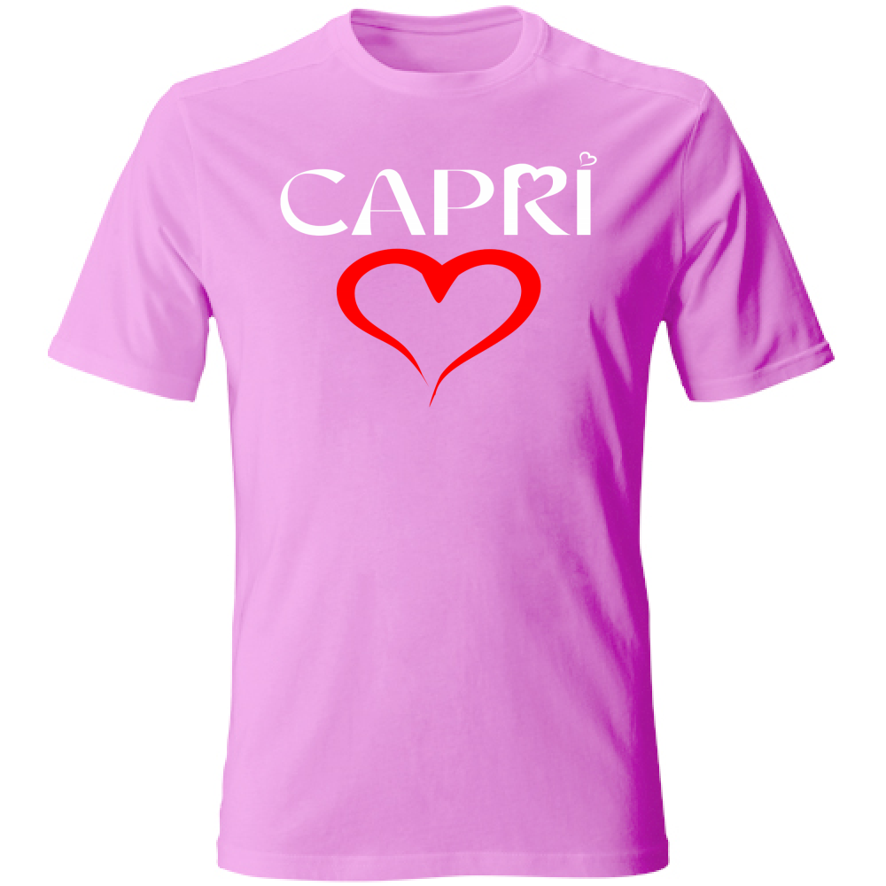 T-Shirt Child HEART CAPRI RED