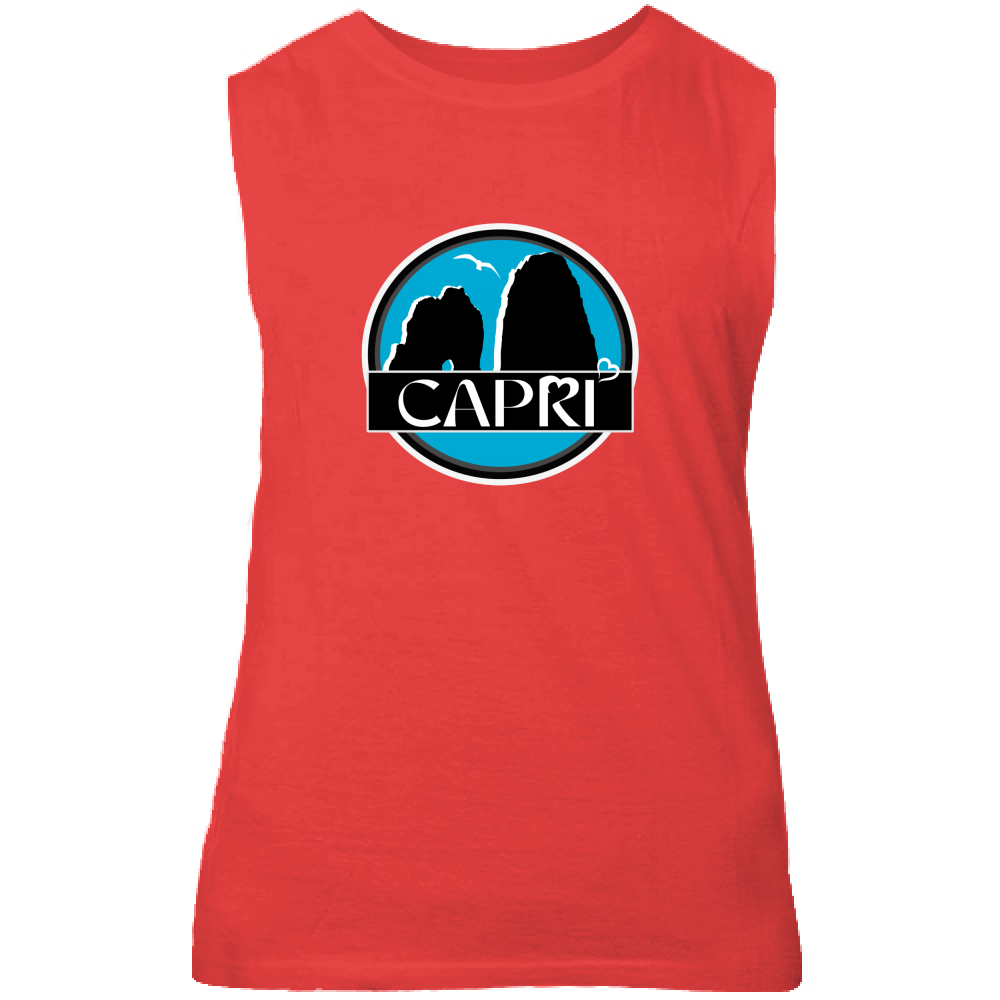 Canotta Unisex CAPRI CERCHIO MAGICO CON  FARAGLIONI