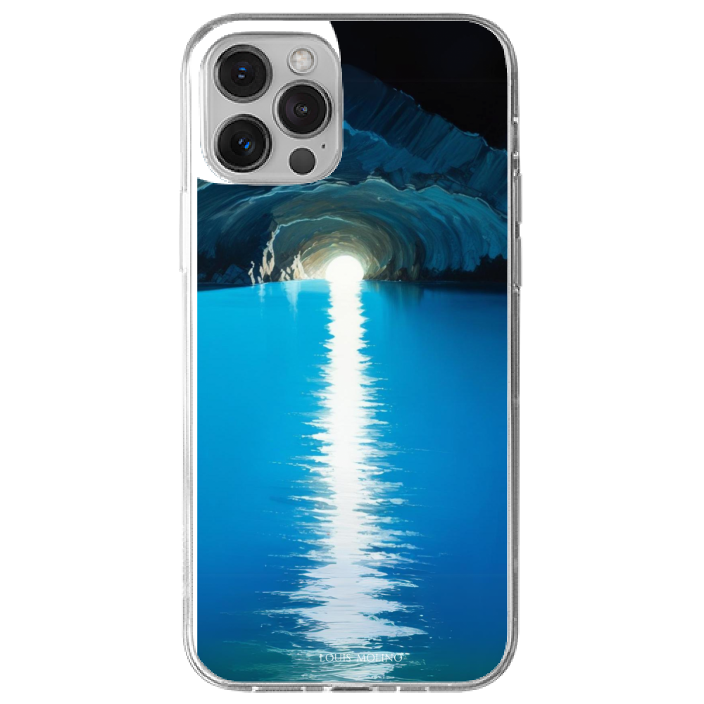 Rubber Cover iPhone 13 GROTTA AZZURRA PAINT