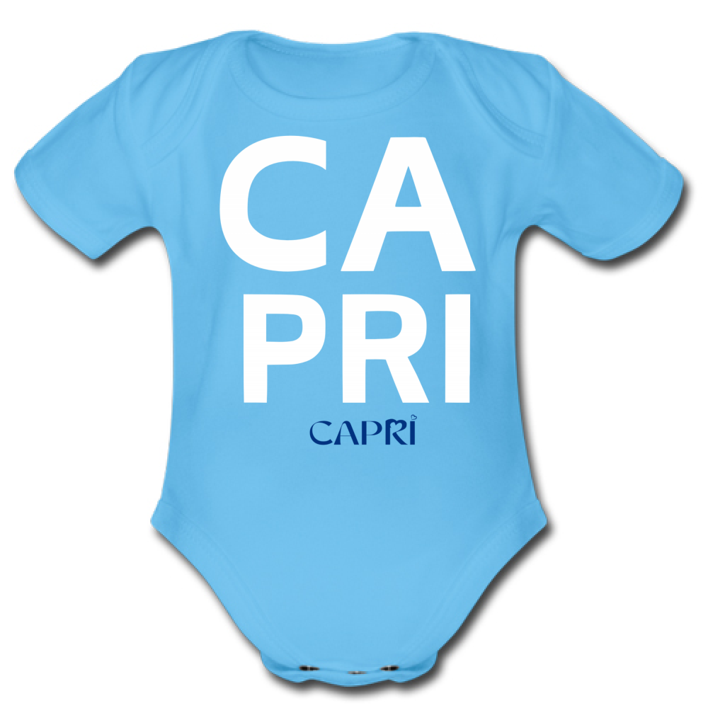 Body Bambino CAPRI DESIGN SCRITTA BIANCA