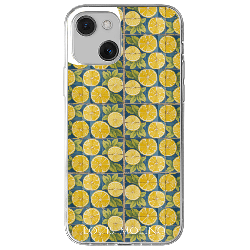 Cover Gomma iPhone 13 MAIOLICA  LEMON CAPRI