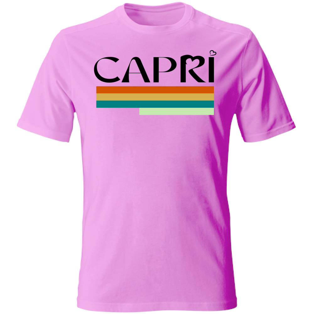T-Shirt Kids CAPRI TECHNICOLOR BLACK WRITING