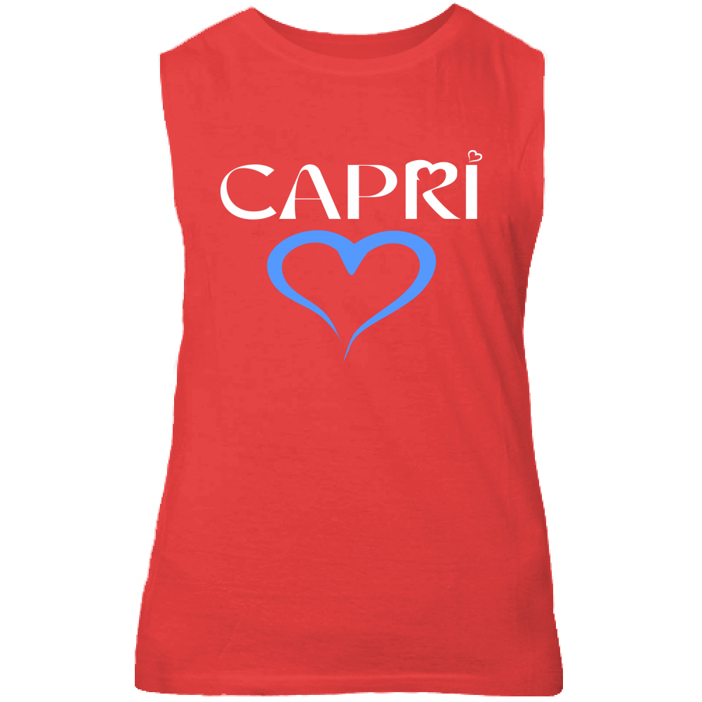Canotta Unisex CAPRI CUORE AZZURRO
