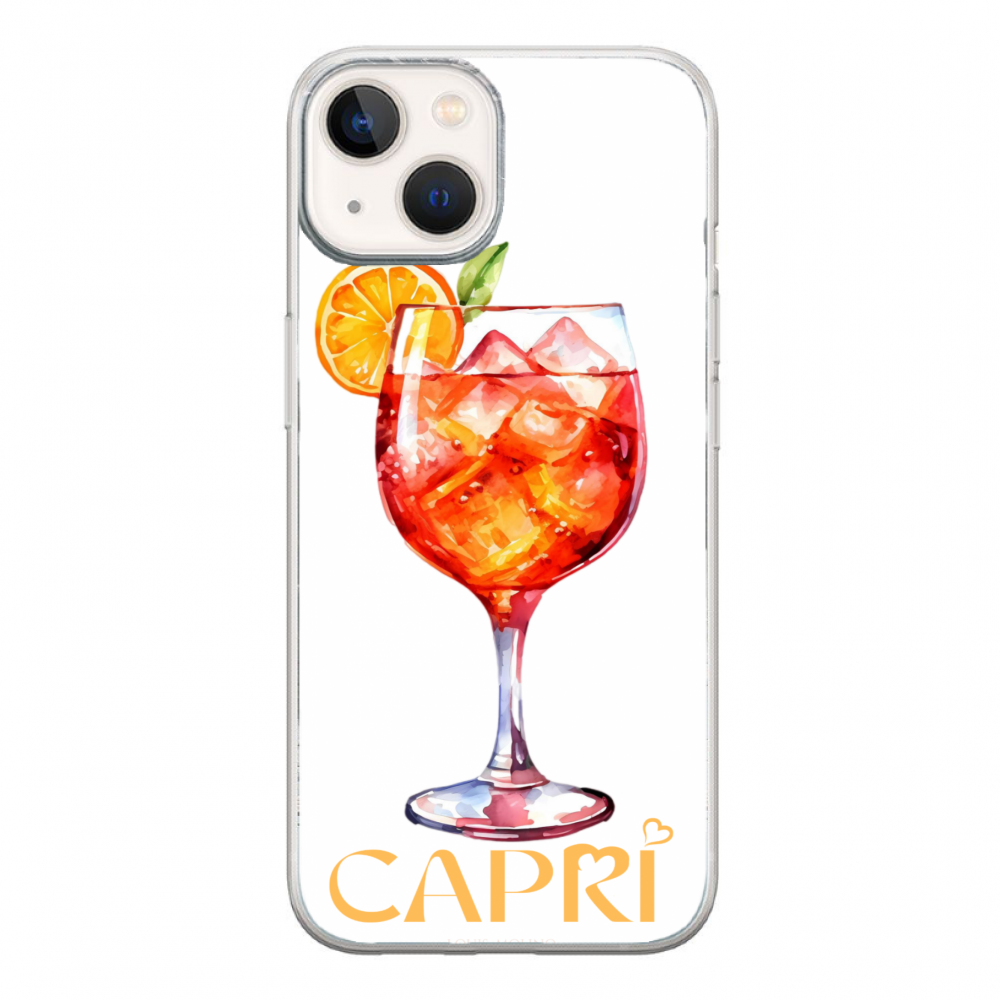 Cover Gomma iPhone 15 Plus Spritz Capri