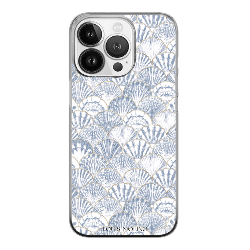 Rubber Cover iPhone 15 PRECIOUS SHELLS CAPRI
