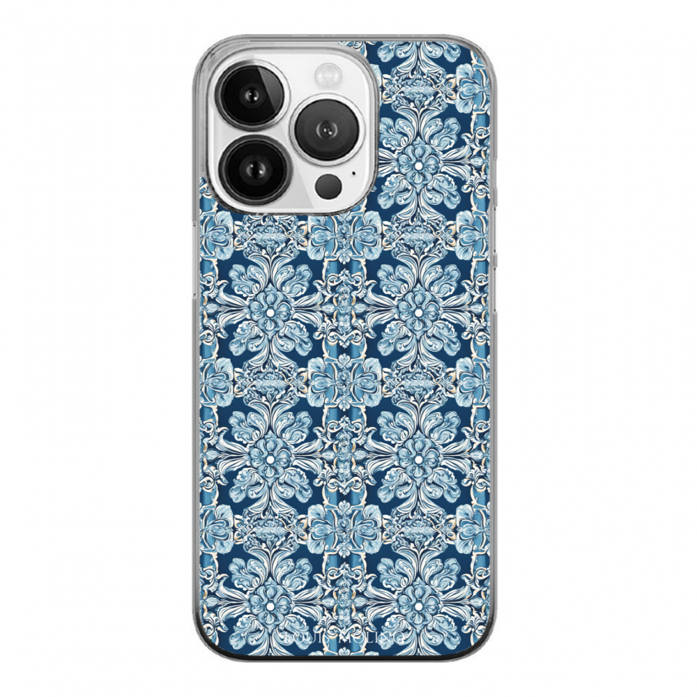 Cover Gomma iPhone 15 Pro SKY AND SEA MAIOLICA CAPRI
