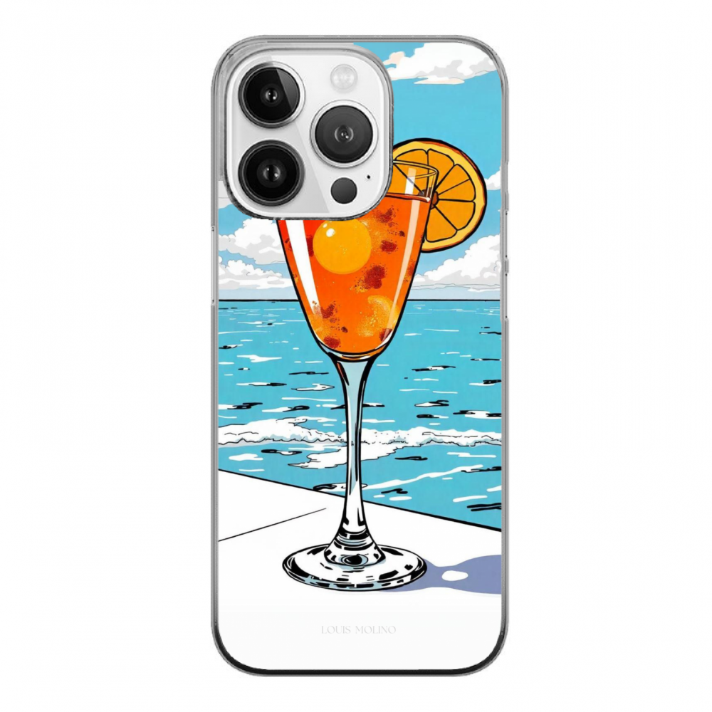 Cover Gomma iPhone 14 Pro Spritz Seaside