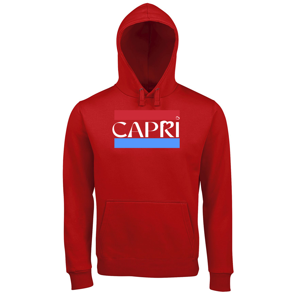 Hoodie Premium Men CAPRI BAND RED BLUE WHITE