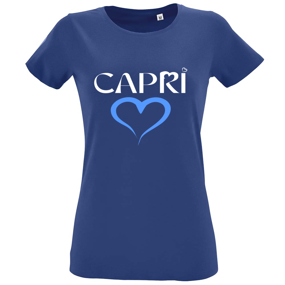 T-Shirt Women Fit CAPRI BLUE HEART