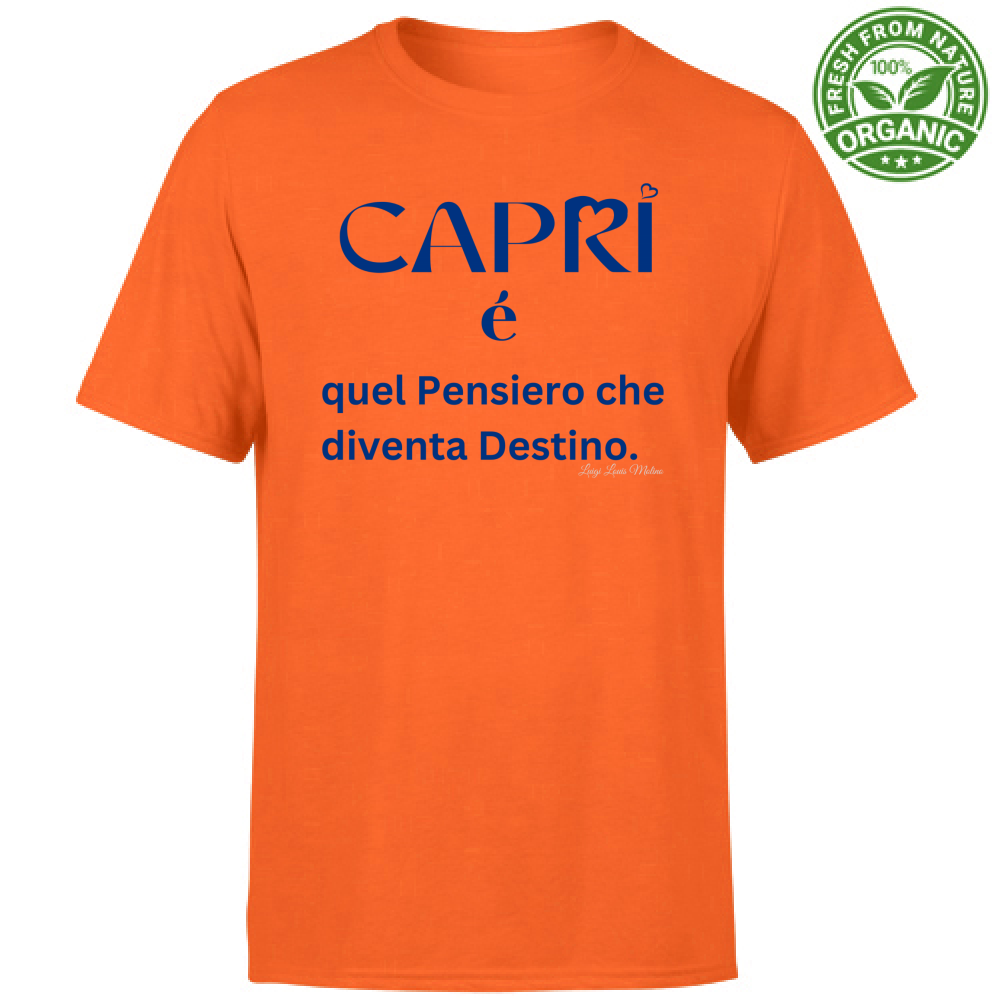 T-Shirt Bambino Organic Capri é quel pensiero che diventa Destino