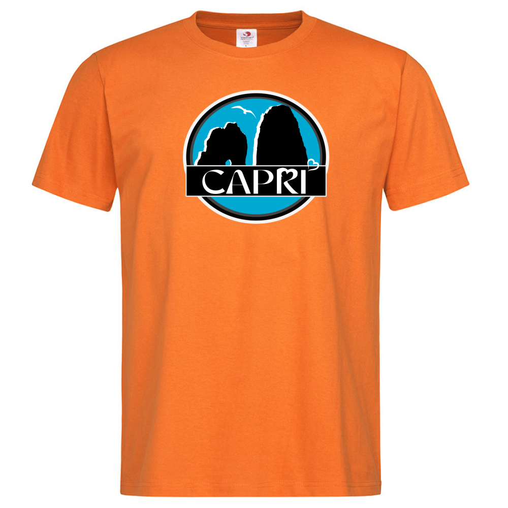 T-Shirt Men Premium CAPRI MAGIC CIRCLE WITH FARAGLIONI