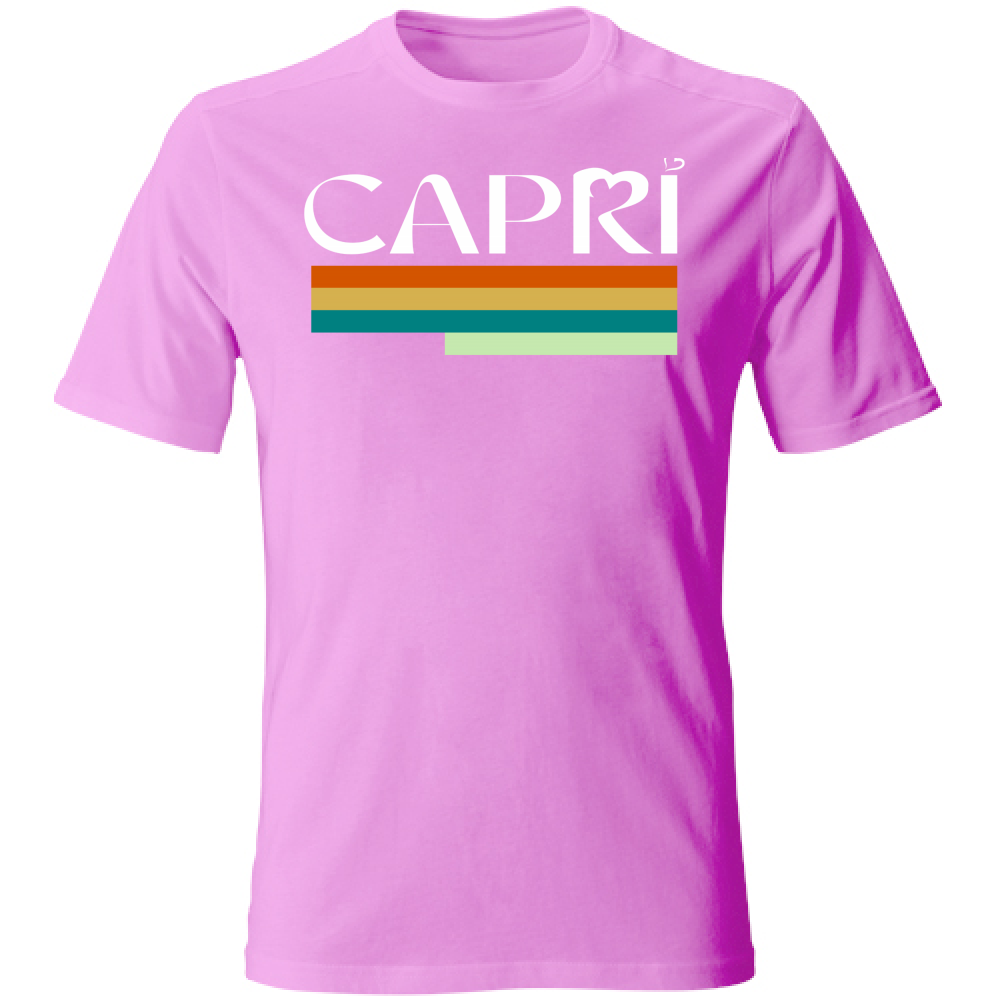 T-Shirt Kids CAPRI TECHNICOLOR WHITE WRITING