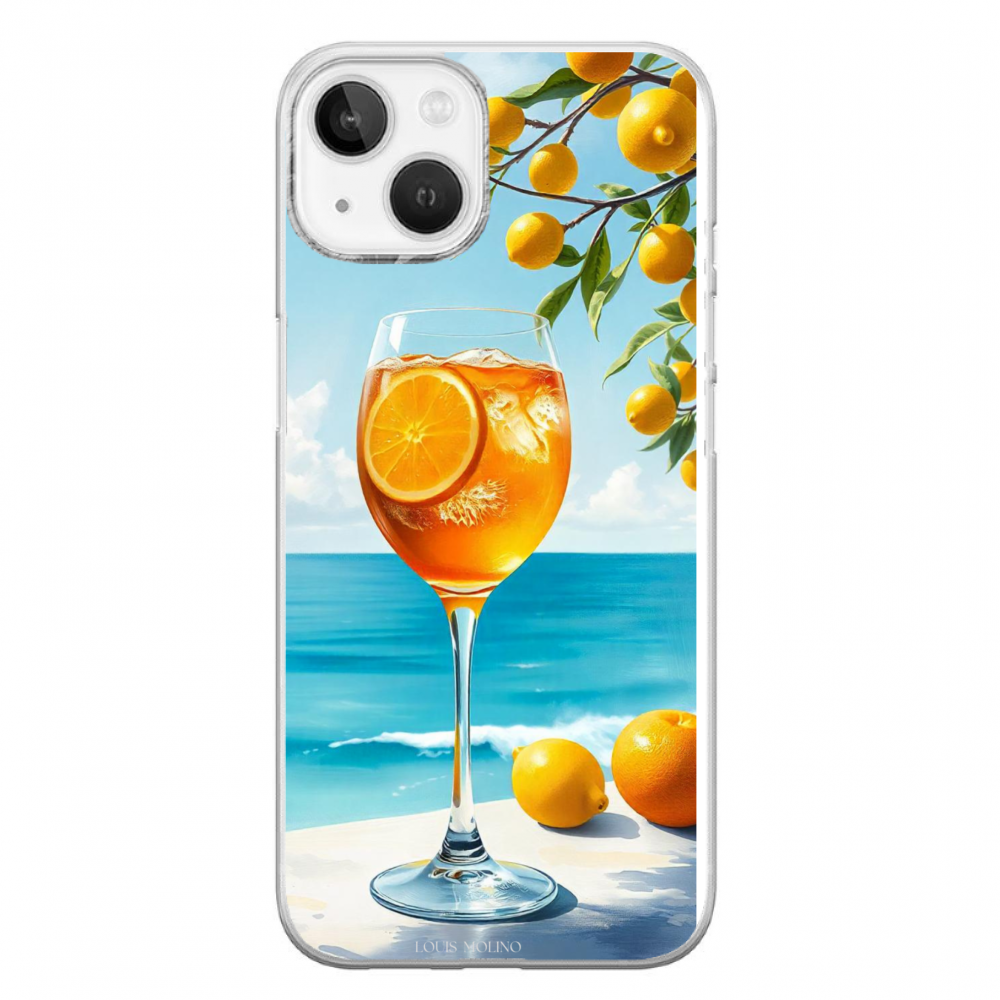 Rubber Cover iPhone 14 Plus Spritz Lemon Capri