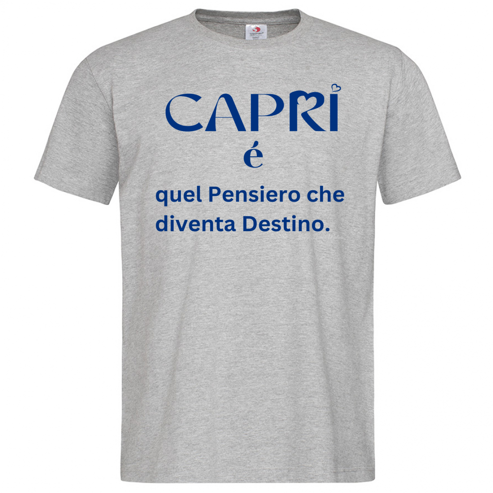 T-Shirt Men Premium Capri é quel pensiero che diventa Destino