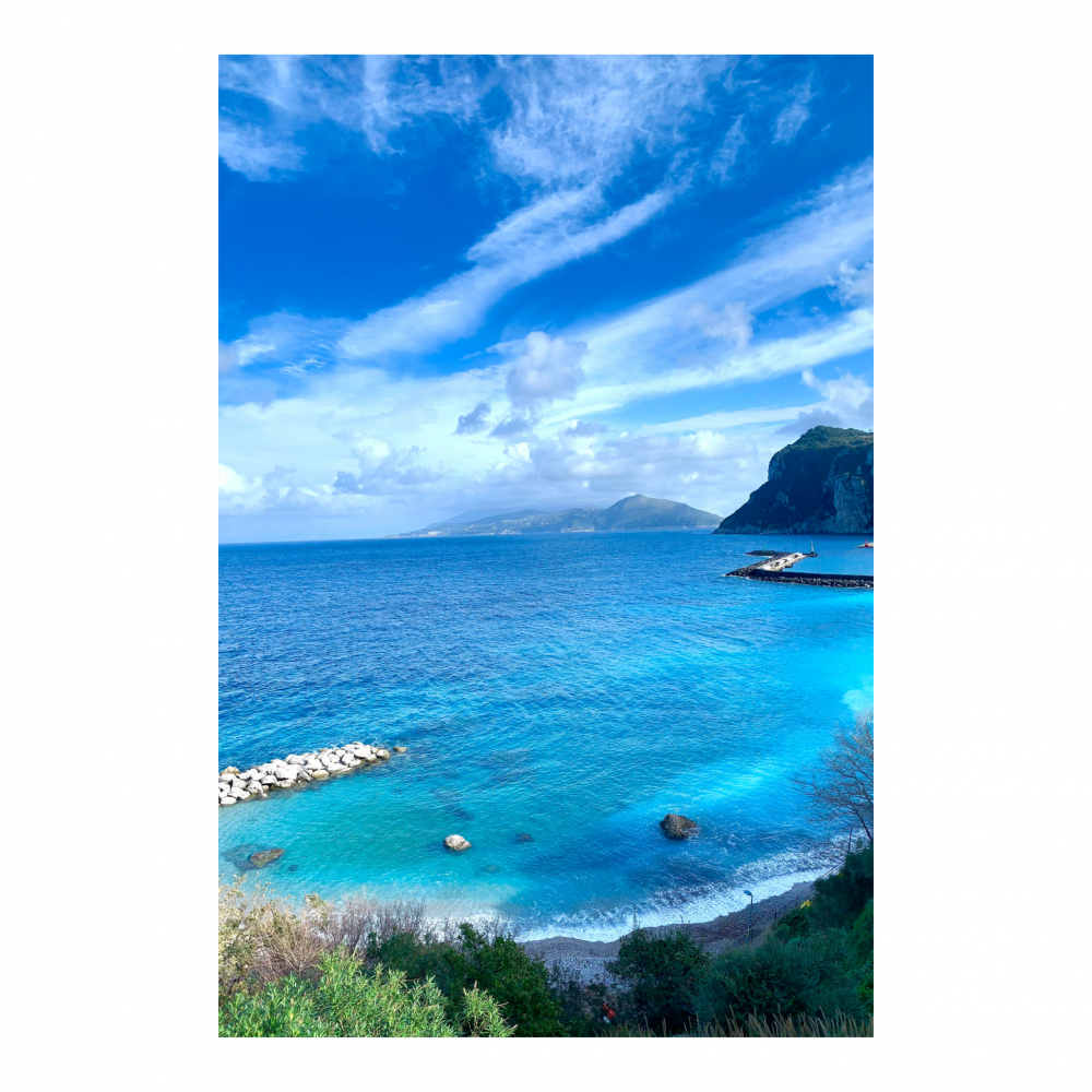 Symphony of Blue Capri Canvas