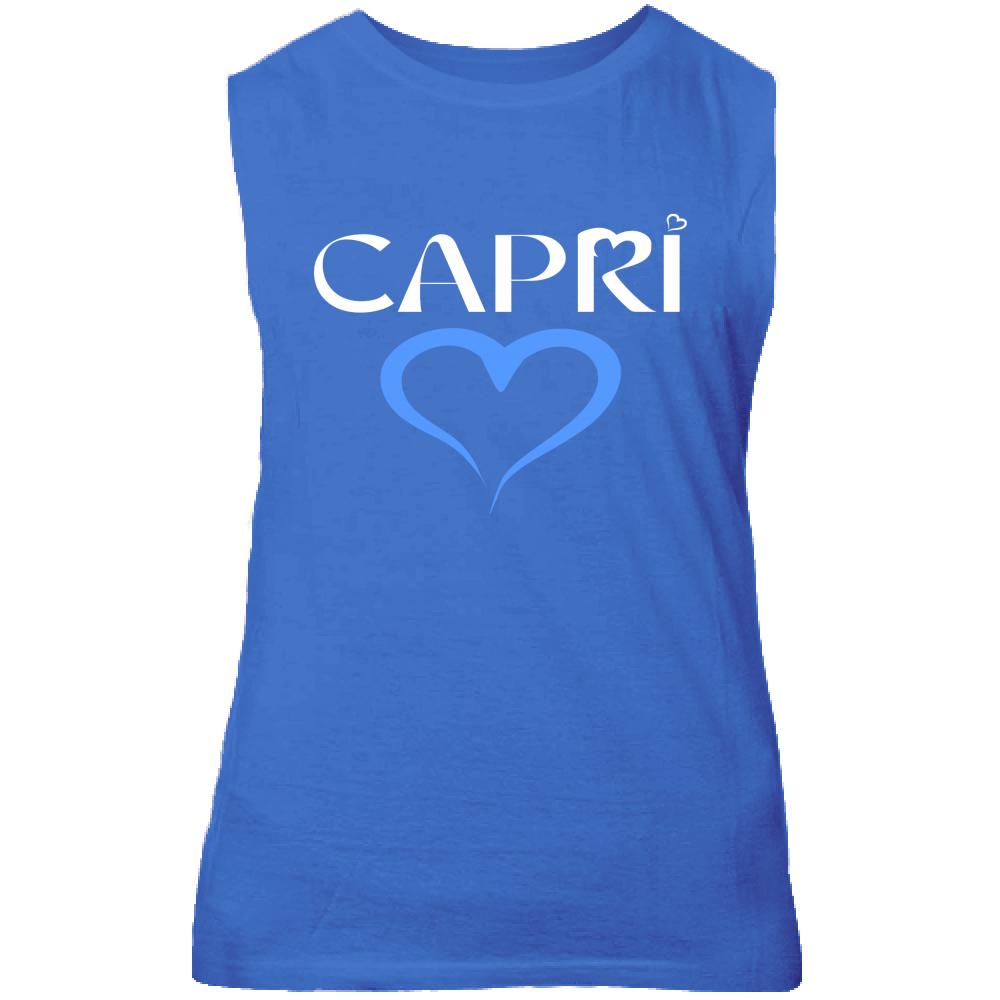 Canotta Unisex CAPRI CUORE AZZURRO