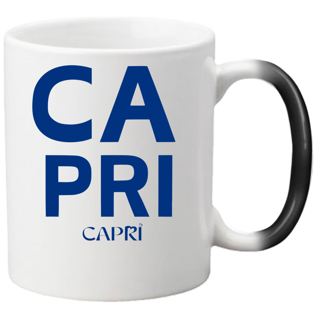 Magic Mug CAPRI DESIGN WRITING BLUE