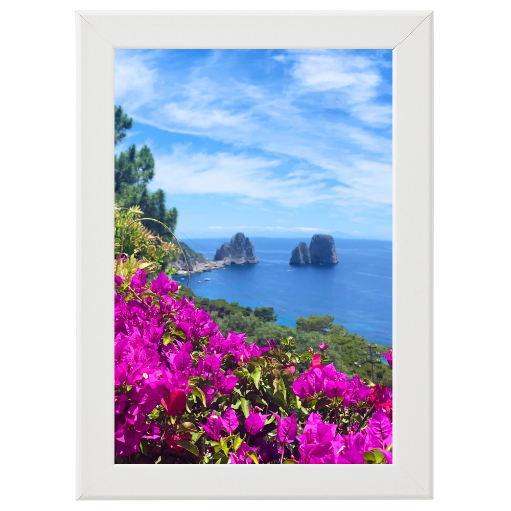 Poster con Cornice 40x60 Capri Sogno Mediterraneo cornice lunghi