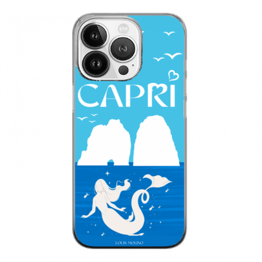 Cover Gomma iPhone 15 Pro Sirene Capri