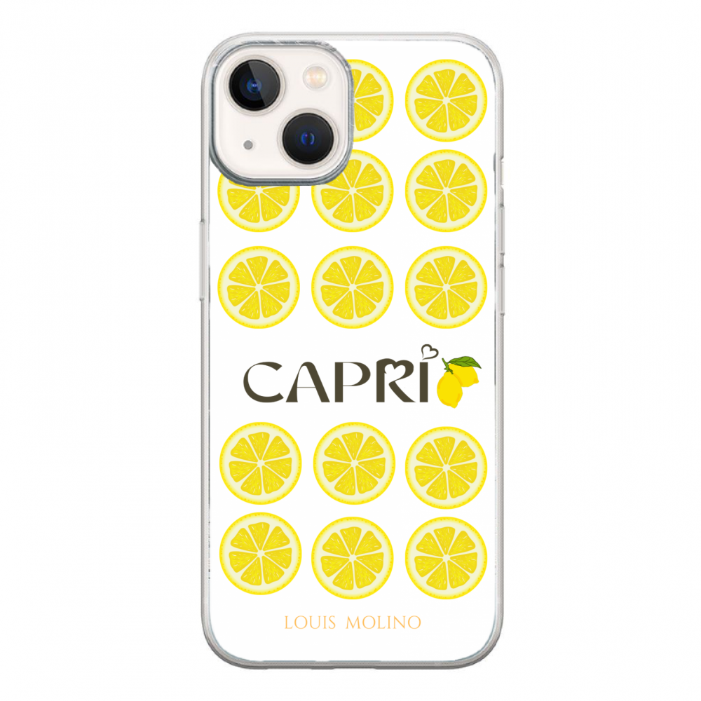 Rubber Cover iPhone 14 LEMONS SLICE CAPRI